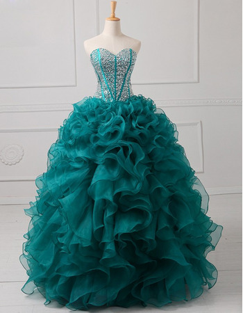 Elegant Ball Gown Sweetheart Floor Length Prom/ Quinceanera Dresses