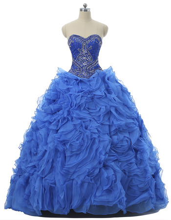 New Ball Gown Sweetheart Floor Length Prom/ Quinceanera Dresses