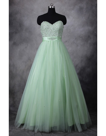 New Sweetheart Floor Length Beading Prom/ Party/ Formal Dresses