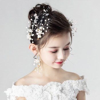 Beautiful Flower Girl Hair Clip Headwear Hair Accessory for Wedding