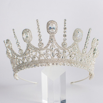 Alloy with Rhinestone Wedding Tiara/ Headpieces for Brides