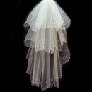 3 Layer Elbow with Beading Wedding Veil