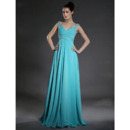 Discount Custom Sweetheart Floor Length Chiffon Bridesmaid Dresses