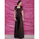 A-Line Sweetheart Floor Length Satin Mother of the Bride Dresses with Jackets