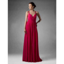 Long Chiffon Bridesmaid Dresses