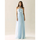 Long Chiffon Bridesmaid Dresses