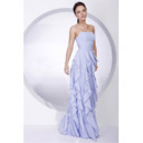 Sheath Long Evening Dress / Affordable Chiffon Prom Dress