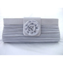 Satin Evening Handbags/ Clutches/ Purses with Flower