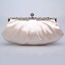 Satin Evening Handbags/ Clutches/ Purses with Rhinestone