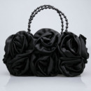 Silk Evening Handbags/ Clutches/ Purses with Flower