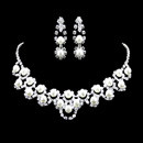 Crystal Earring Necklace Set Wedding Bridal Jewelry Collection