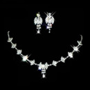 Crystal Earring Necklace Set Wedding Bridal Jewelry Collection