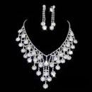 Crystal Earring Necklace Set Wedding Bridal Jewelry Collection