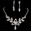 Crystal Earring Necklace Set Wedding Bridal Jewelry Collection