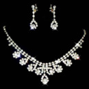 Crystal Earring Necklace Set Wedding Bridal Jewelry Collection