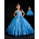 Ball Gown Applique Layered Easter Girls Dresses/ Flower Girl Dresses