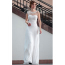 White Chiffon Wedding Dresses