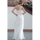 Long Chiffon Wedding Dresses