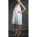 Custom Knee Length Chiffon Maternity Wedding Dress for Pregnant Brides
