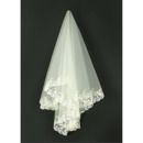 1 Layer Elbow Length with Embroidery Wedding Veils
