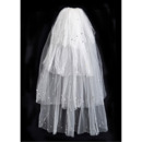 4 Layers Fingertip with Sequin Ivory Wedding Veils