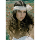 Chic White Lace Headband/ Headpiece for Brides