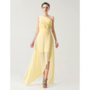 Spring/ Summer One Shoulder Asymmetric Chiffon Bridesmaid Dresses