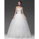 Ball Gown Sweetheart Floor Length Wedding Dresses for Brides