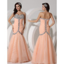 Affordable Mermaid Sweetheart Long Chiffon Evening/ Prom Dresses