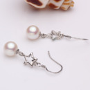 White 7.5 - 8mm Freshwater Round Bridal Pearl Earring Set