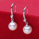 White/ Pink/ Purple 8 - 8.5mm Freshwater Round Pearl Earring Set
