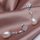 Affordable Purple/ Pink/ White 9 - 10mm Freshwater Pearl Earring Set