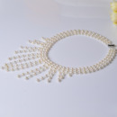 Affordable White 6 - 7mm Freshwater Drop Pearl Necklace