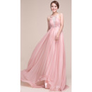 Sexy Empire Chiffon Sweep Train Evening/ Prom Dresses for Spring