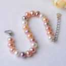 Discount Multicolor 7 - 8mm Freshwater Off-Round Bridal Pearl Bracelets