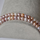 Inexpensive Multicolor 8 - 9mm Freshwater Off-Round Pearl Necklaces