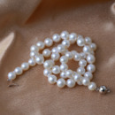 Inexpensive Classic White 6 - 7mm Freshwater Round Pearl Necklaces