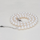 Gorgeous White 7.5 - 8.5mm Freshwater Off-Round Bridal Pearl Necklaces