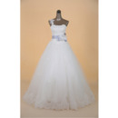 Classic One Shoulder A-Line Brush Train Satin Wedding Dresses