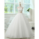 Custom A-Line Sweetheart Sleeveless Floor Length Satin Wedding Dresses