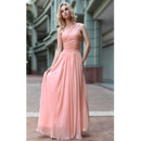 Custom One Shoulder Chiffon Floor Length Sheath Evening Dresses