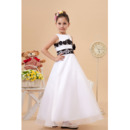 Affordable Applique Ankle Length A-Line First Communion Dresses