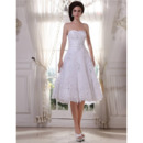 Inexpensive Casual A-Line Sweetheart Short Beach Wedding Dresses