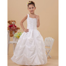 Ball Gown Pick-Up Skirt Taffeta First Communion Dresses