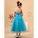 Blue Flower Girl Dresses