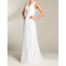 Long Chiffon Wedding Dresses