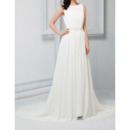 Long Chiffon Wedding Dresses