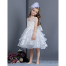 Ball Gown Knee Length Layered Skirt Flower Girl Dresses