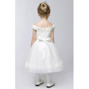 White Flower Grils Dresses