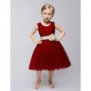 Red Flower Girl Dresses